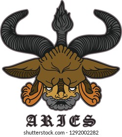 vector design constellation aries 