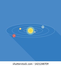 Vector design of constellation and star symbol. Collection of constellation and interstellar stock vector illustration.