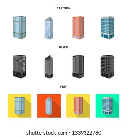 Vector design of construction and building icon. Set of construction and estate stock vector illustration.