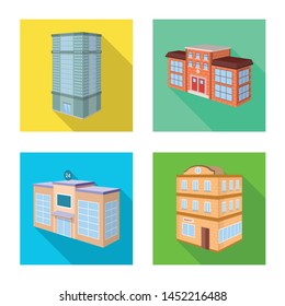 Vector design of construction and building icon. Set of construction and estate stock symbol for web.