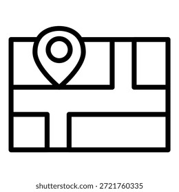 Estilo de Ícone de Cartografia de Conteúdo de Design de Vetor