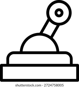 Vector Design Control Lever Icon Style