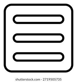 Estilo de icono de opciones de control de diseño de Vector