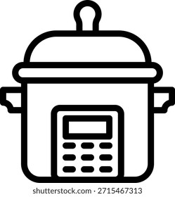 Vektordesign-Cooker-Symbolstil