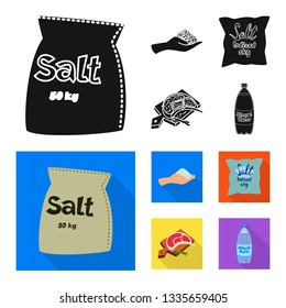 Vector design of cooking and sea icon. Collection of cooking and baking   stock symbol for web.