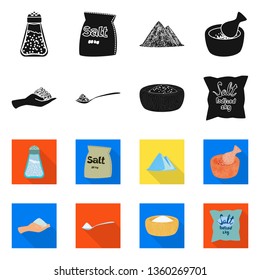 Vector design of cooking and sea icon. Collection of cooking and baking   stock vector illustration.