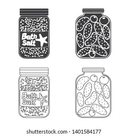 Vector design of cooking and sea icon. Collection of cooking and baking   vector icon for stock.