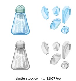 Vector design of cooking and sea icon. Collection of cooking and baking   vector icon for stock.