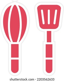 Vector Design Cooking Utensils Icon Style