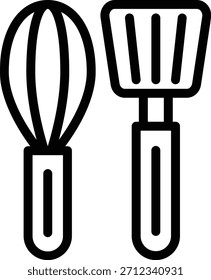 Vector Design Cooking Utensils Icon Style