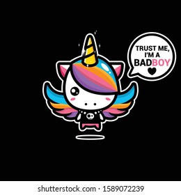 Vector design of a cool bad boy