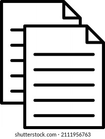 Estilo de icono de copia de diseño de vectores