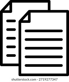 Estilo de ícone de cópia de design de vetor