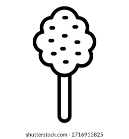 Diseño de Vector Algodón Caramelo Icon Style
