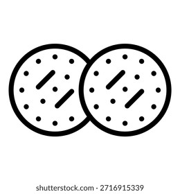 Estilo de ícone de almofadas de algodão de design de vetor