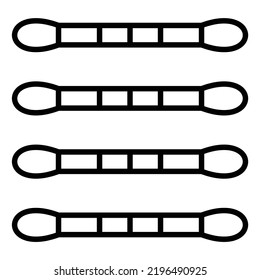 Vectordesign Cotton Swabes Symbol Style