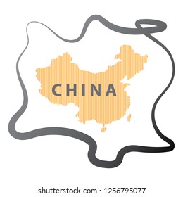 Vector design country of china