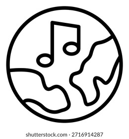 Diseño de Vector Country Icon Style