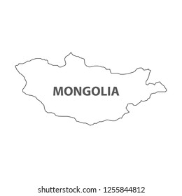 Vector design country of Mongolia