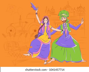 3,517 Punjabi dance Images, Stock Photos & Vectors | Shutterstock