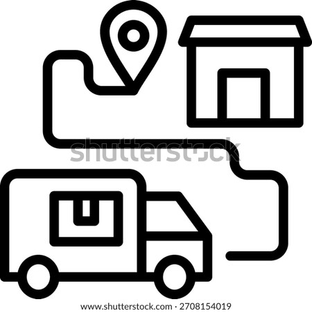 Vector Design Courier Icon Style