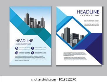 vector design cover book. brochure business template. background layout annual report