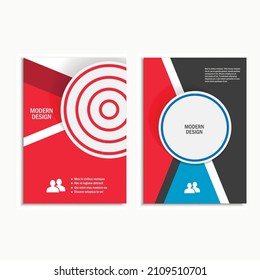 Vector design cover design brochure in A4 size