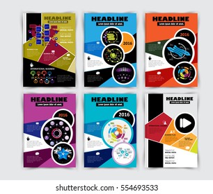 Vector design for cover business brochure