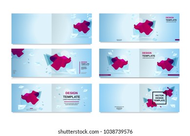 Vector design cover poster template
