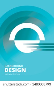Vector design for Cover Report Annual Flyer Poster in A4 size