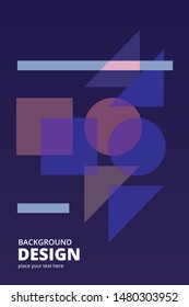 Vector design for Cover Report Annual Flyer Poster in A4 size