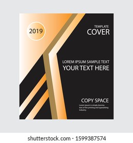 Vector design for Cover Report Annual Flyer Poster in A4 size