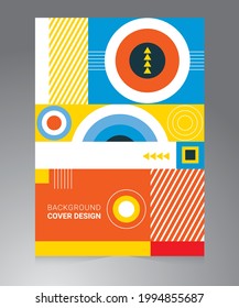 
Vector design for Cover Report Annual Flyer Poster in A4 size