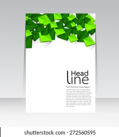 Vector design for Cover Report Annual Brochure Flyer Magazine Poster in A4 size