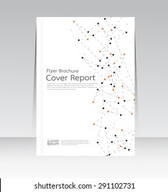 Vector design for Cover Report Annual Brochure Flyer Poster in A4 size