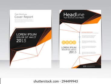 Vector design for Cover Report Annual Brochure Flyer Poster in A4 size