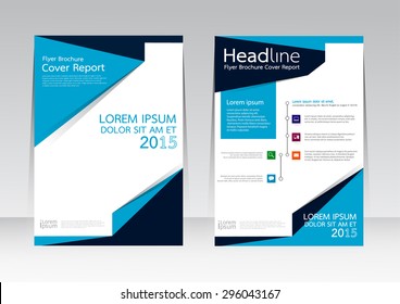 Vector design for Cover Report Annual Brochure Flyer Poster in A4 size