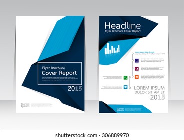 Vector design for Cover Report Annual Brochure Flyer Poster in A4 size