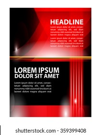 Vector design for Cover Report Annual Brochure Flyer Poster
