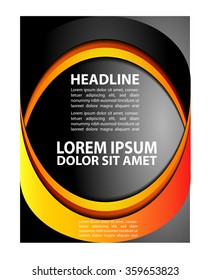 Vector design for Cover Report Annual Brochure Flyer Poster
