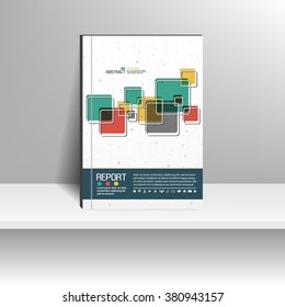 Vector design for Cover Report Annual Flyer Poster