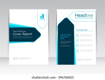 Vector design for Cover Report Annual Flyer Poster in A4 size
