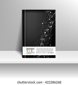 Vector design for Cover Report Annual Flyer Poster