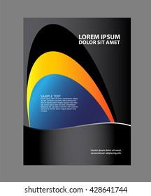 Vector design for Cover Report Annual Brochure Flyer Poster
