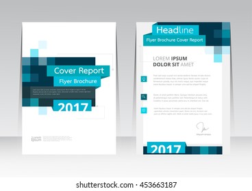 Vector design for Cover Report Annual Flyer Poster in A4 size