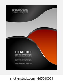 Vector design for Cover Report Annual Brochure Flyer Poster
