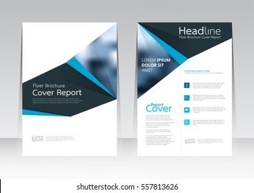 Vector design for Cover Report Annual Flyer Poster in A4 size - Shutterstock ID 557813626
