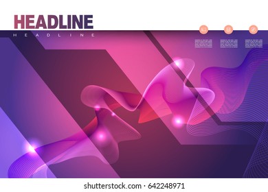 Vector design for Cover Report Annual Poster