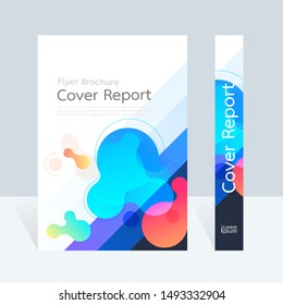 Vector design  Cover Report Brochure Flyer Banner template.