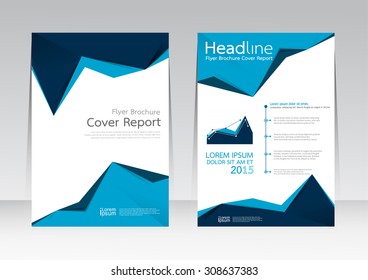 Vector design for Cover Report Brochure Flyer Poster in A4 size